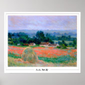 Poster d'art Claude Monet Zedign #160-2 (Devant)