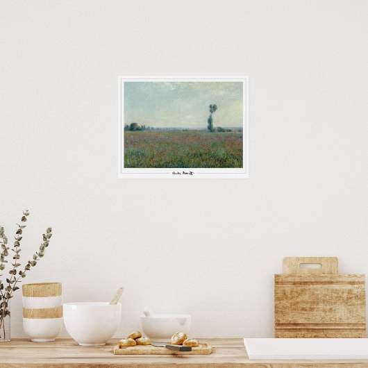 Poster d'art Claude Monet Zedign #16-2 (Cuisine)