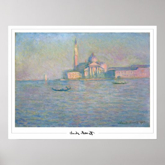 Poster d'art Claude Monet Zedign #19 (Devant)