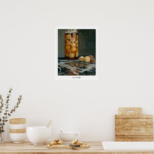 Poster d'art Claude Monet Zedign #1-2 (Cuisine)