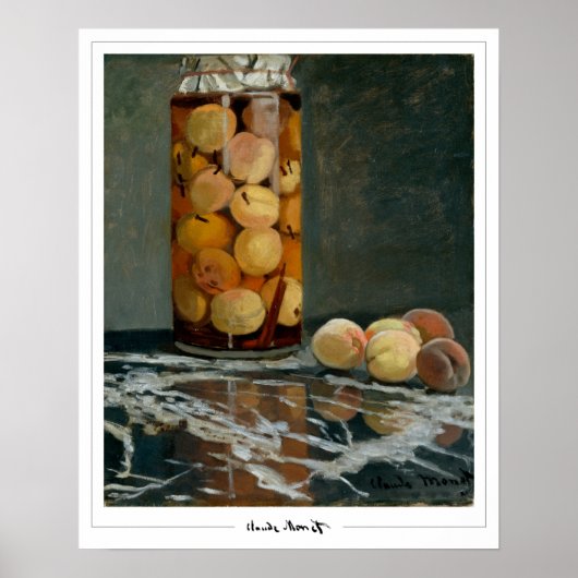 Poster d'art Claude Monet Zedign #1-2 (Devant)
