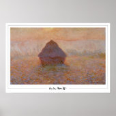 Poster d'art Claude Monet Zedign #24 (Devant)