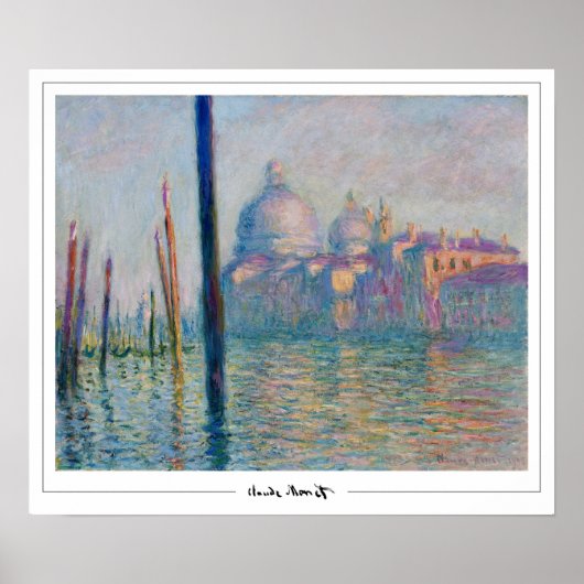 Poster d'art Claude Monet Zedign #257-2 (Devant)