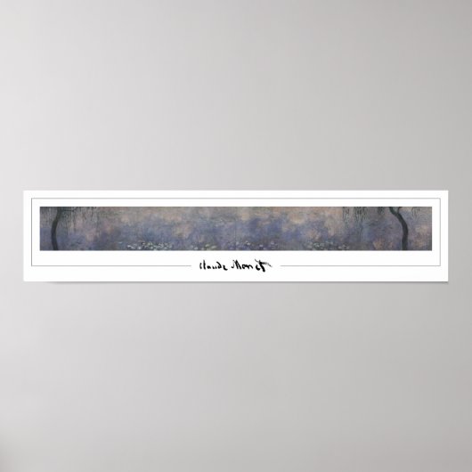 Poster d'art Claude Monet Zedign #297-2 (Devant)
