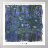 Poster d'art Claude Monet Zedign #30 (Devant)