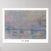Poster d'art Claude Monet Zedign #33-2 (Devant)