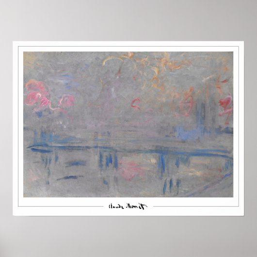 Poster d'art Claude Monet Zedign #33-2 (Devant)