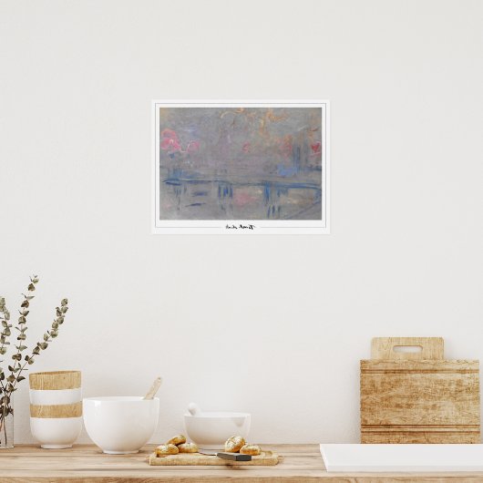 Poster d'art Claude Monet Zedign #33-2 (Cuisine)