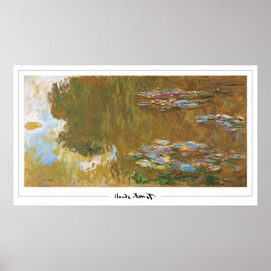 Poster d'art Claude Monet Zedign #39 (Devant)