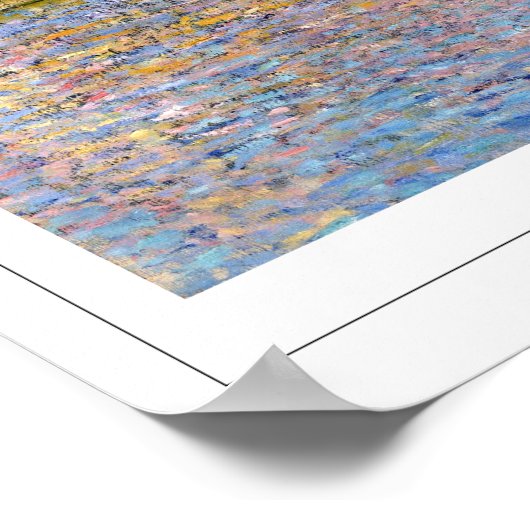 Poster d'art Claude Monet Zedign #39-2 (Coin)