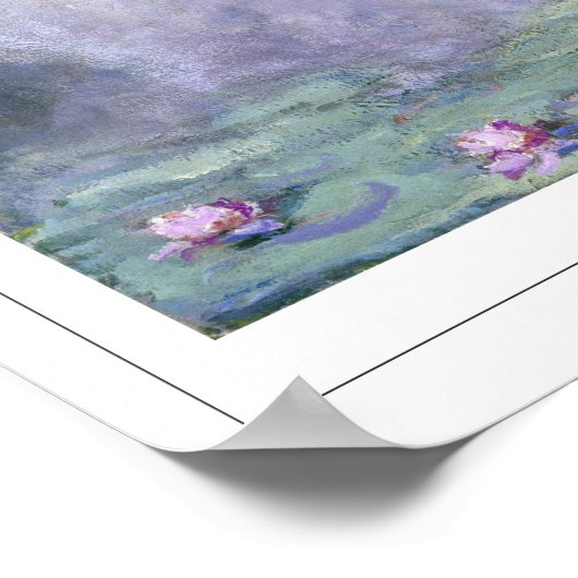 Poster d'art Claude Monet Zedign #4 (Coin)