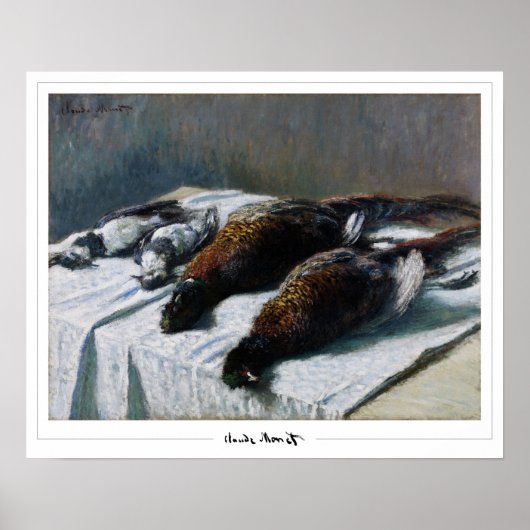 Poster d'art Claude Monet Zedign #44-2 (Devant)