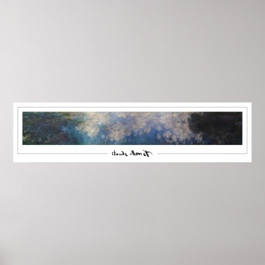 Poster d'art Claude Monet Zedign #466-2 (Devant)