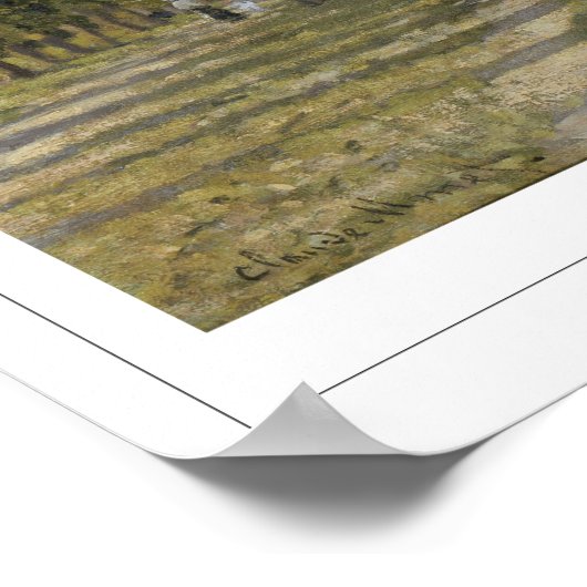 Poster d'art Claude Monet Zedign #48 (Coin)