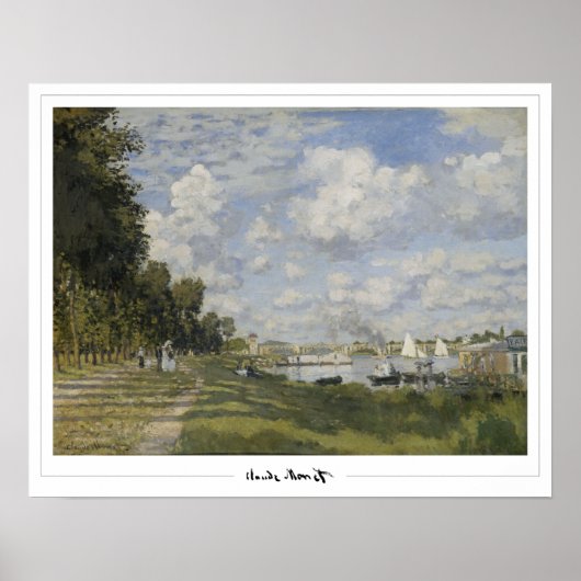 Poster d'art Claude Monet Zedign #48 (Devant)