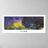 Poster d'art Claude Monet Zedign #485 (Devant)