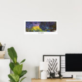 Poster d'art Claude Monet Zedign #485 (Bureau à domicile)
