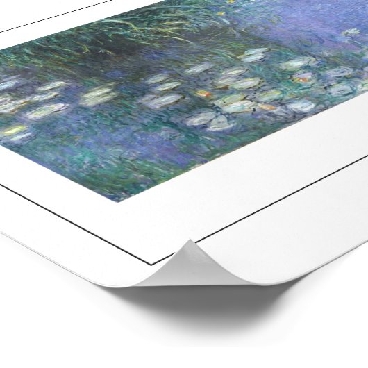Poster d'art Claude Monet Zedign #598-2 (Coin)