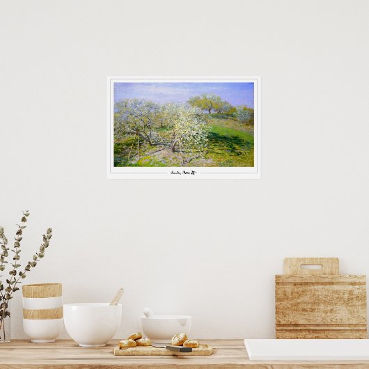 Poster d'art Claude Monet Zedign #674 (Cuisine)