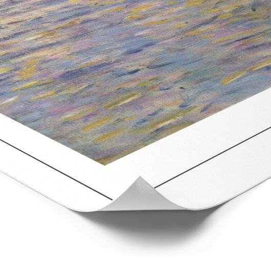 Poster d'art Claude Monet Zedign #6-2 (Coin)