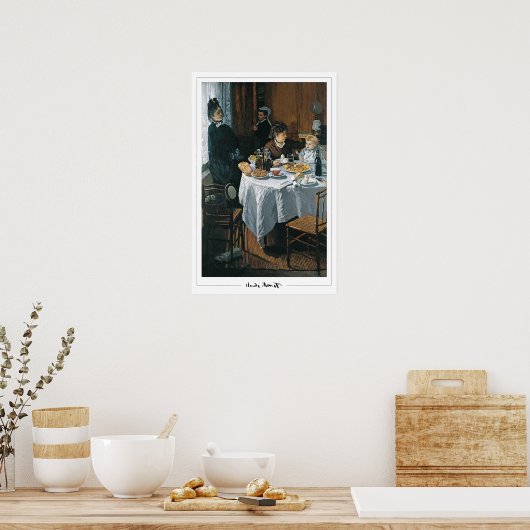 Poster d'art Claude Monet Zedign #9-2 (Cuisine)