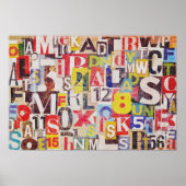 Poster d'art collé ou papier décolpage (Devant)