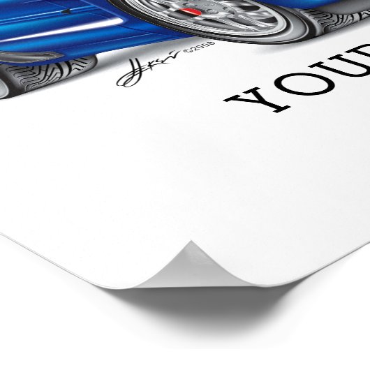 Poster d'Art Collectif Automobile (Coin)