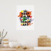 Poster d'art Conserver le calme et l'apprentissage (Cuisine)