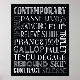 Poster d'art contemporain Dance Subway