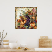 Poster d'art Cornucopia d'automne (Cuisine)