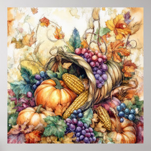 Poster d'art Cornucopia d'automne