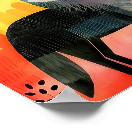 Poster d'art couleur Wolf Nursery (Coin)