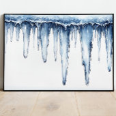 Poster d'art Crystal Icicle