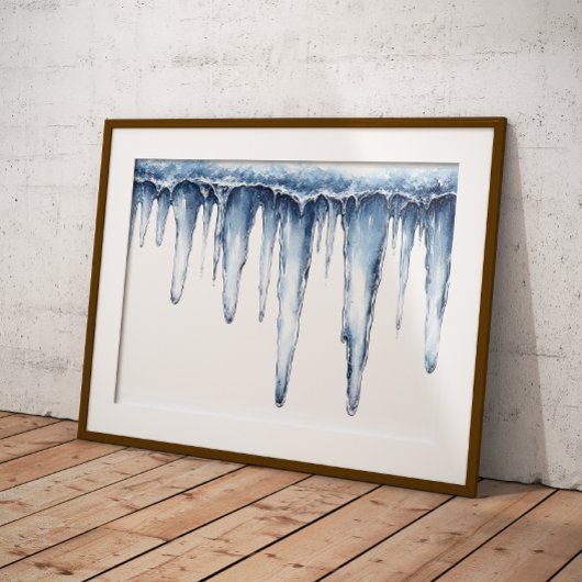 Poster d'art Crystal Icicle