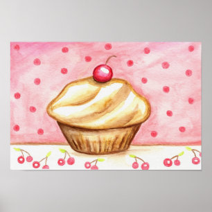 Poster d'art Cupcake Imprimer