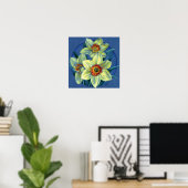 Poster d'art "Daffodils - les joies du printemps" (Bureau à domicile)