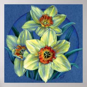 Poster d'art "Daffodils - les joies du printemps"