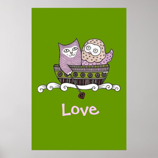 Poster d'art d'amour de miel (Devant)