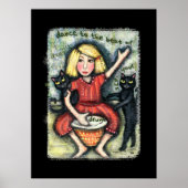 Poster d'art Dancing Black Cats Imprimer (Devant)