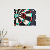 Poster Dart dans Dartboard (Cuisine)