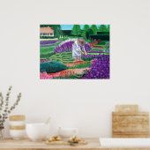 Poster d'art dans le jardin des rêves Lavender Gar (Cuisine)