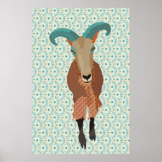 Poster d'art d'Aoudad