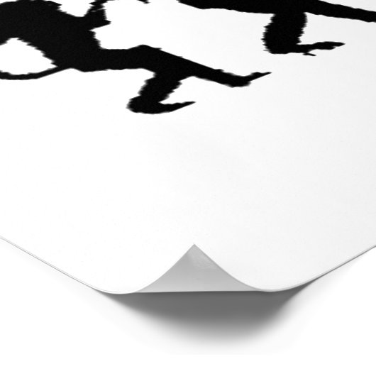 Poster d'art Darwinian Evolution of Rap "RAPPER" (Coin)