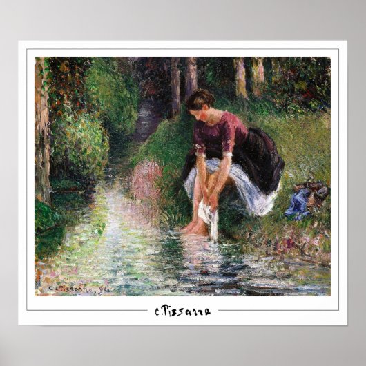 Poster d'art de Camille Pissarro Zedign #258-2 (Devant)