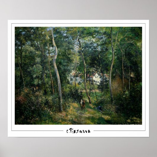 Poster d'art de Camille Pissarro Zedign #324-2 (Devant)