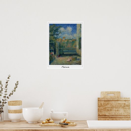 Poster d'art de Camille Pissarro Zedign #355-2 (Cuisine)