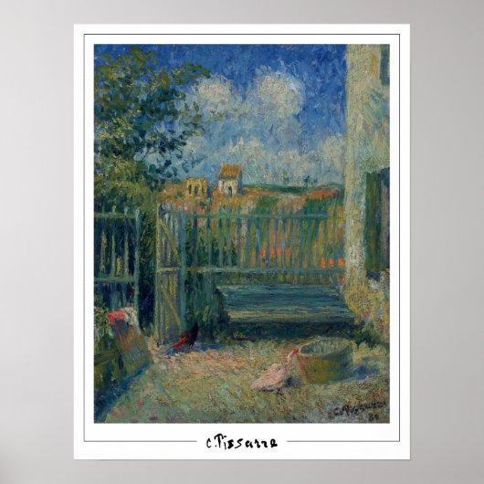 Poster d'art de Camille Pissarro Zedign #355-2 (Devant)