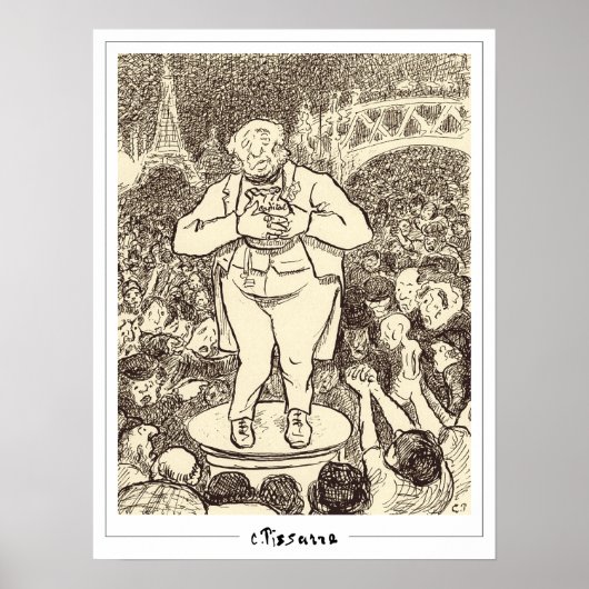 Poster d'art de Camille Pissarro Zedign #363-2 (Devant)