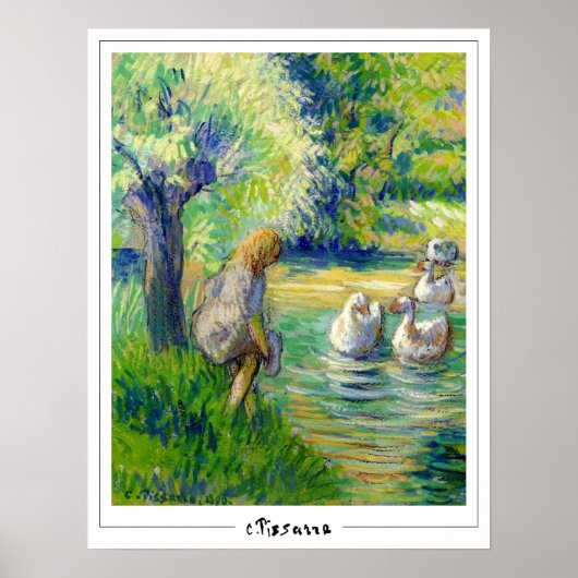Poster d'art de Camille Pissarro Zedign #433-2 (Devant)