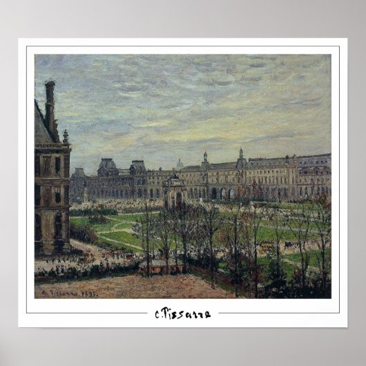 Poster d'art de Camille Pissarro Zedign #496-2 (Devant)